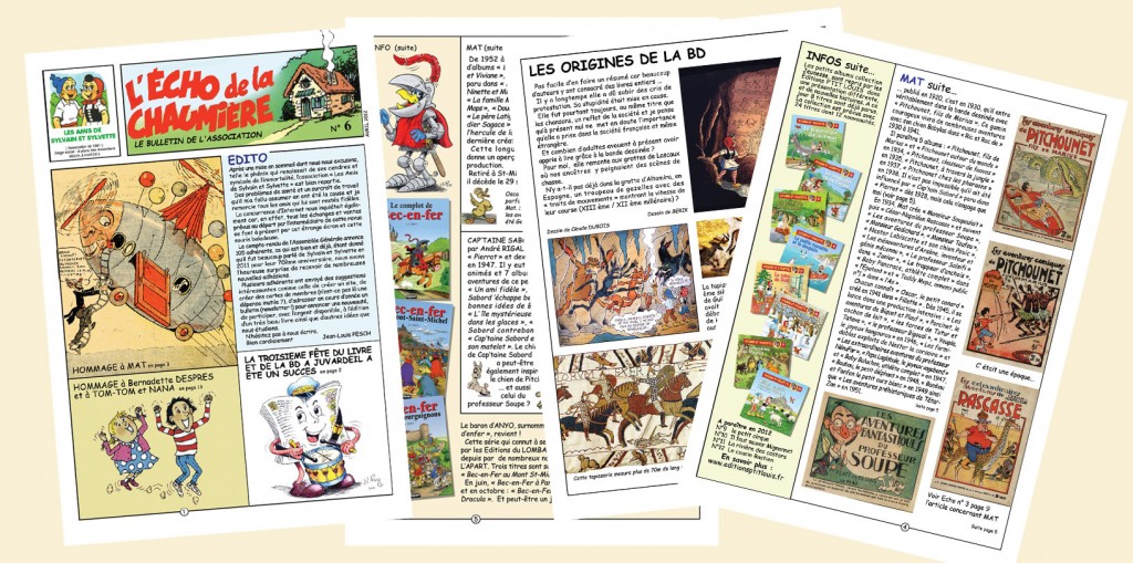 L'écho de la chaumière, la revue Sylvain et Sylvette...