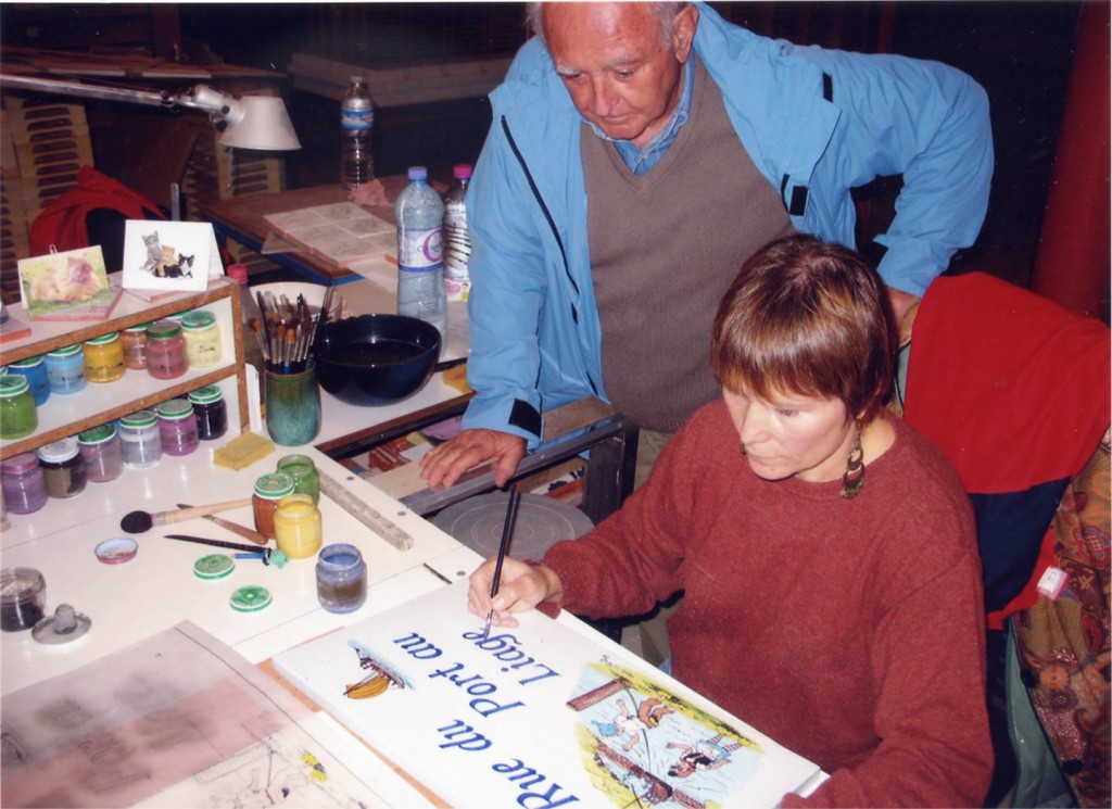 Sylvain et Sylvette, des plaques de rue à Juvardeil