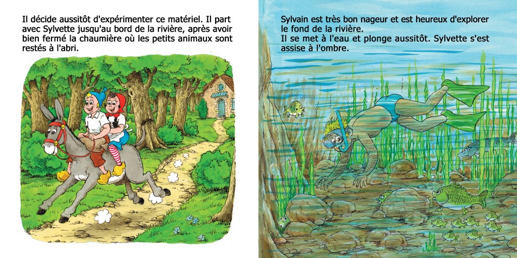 Livre Sylvain et Sylvette