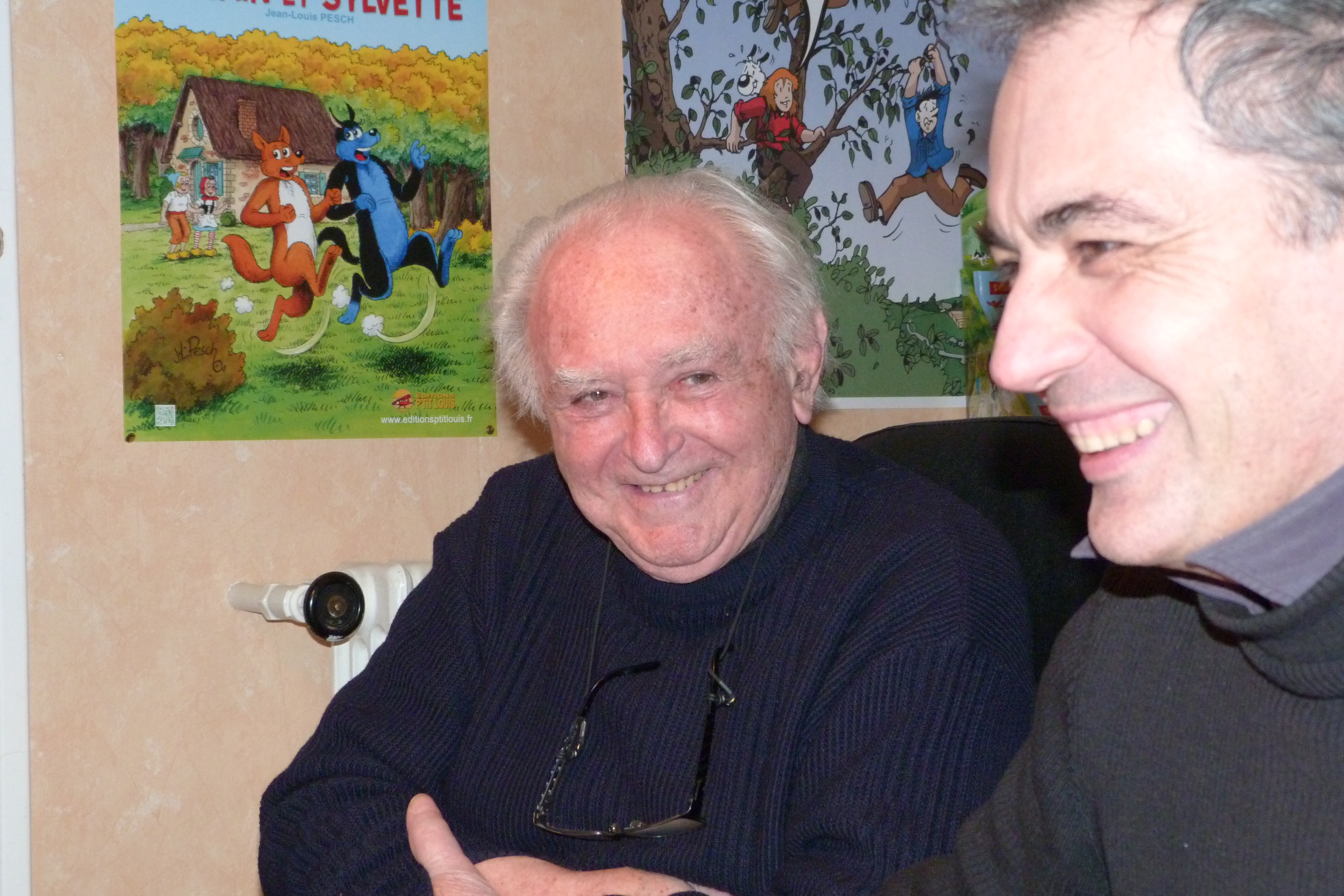 Jean Louis Pesch, célèbre dessinateur de Sylvain et Sylvette